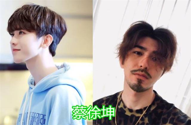 男生没胡子vs有胡子,蔡徐坤变成熟大叔,看到王一博:糟糕心动了