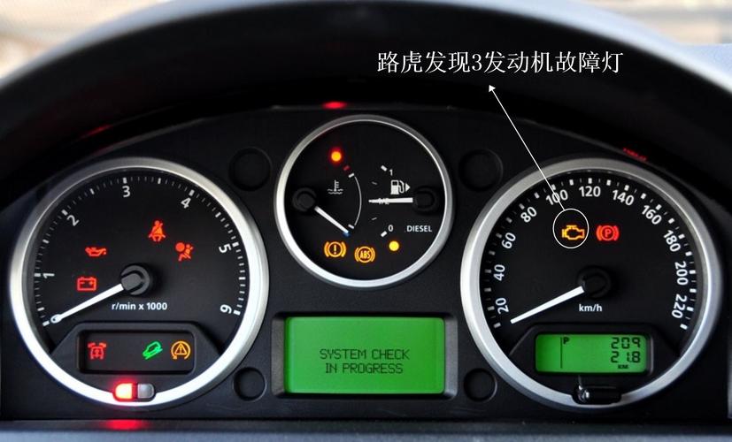 路虎发现3仪表盘上这些灯什么意思?