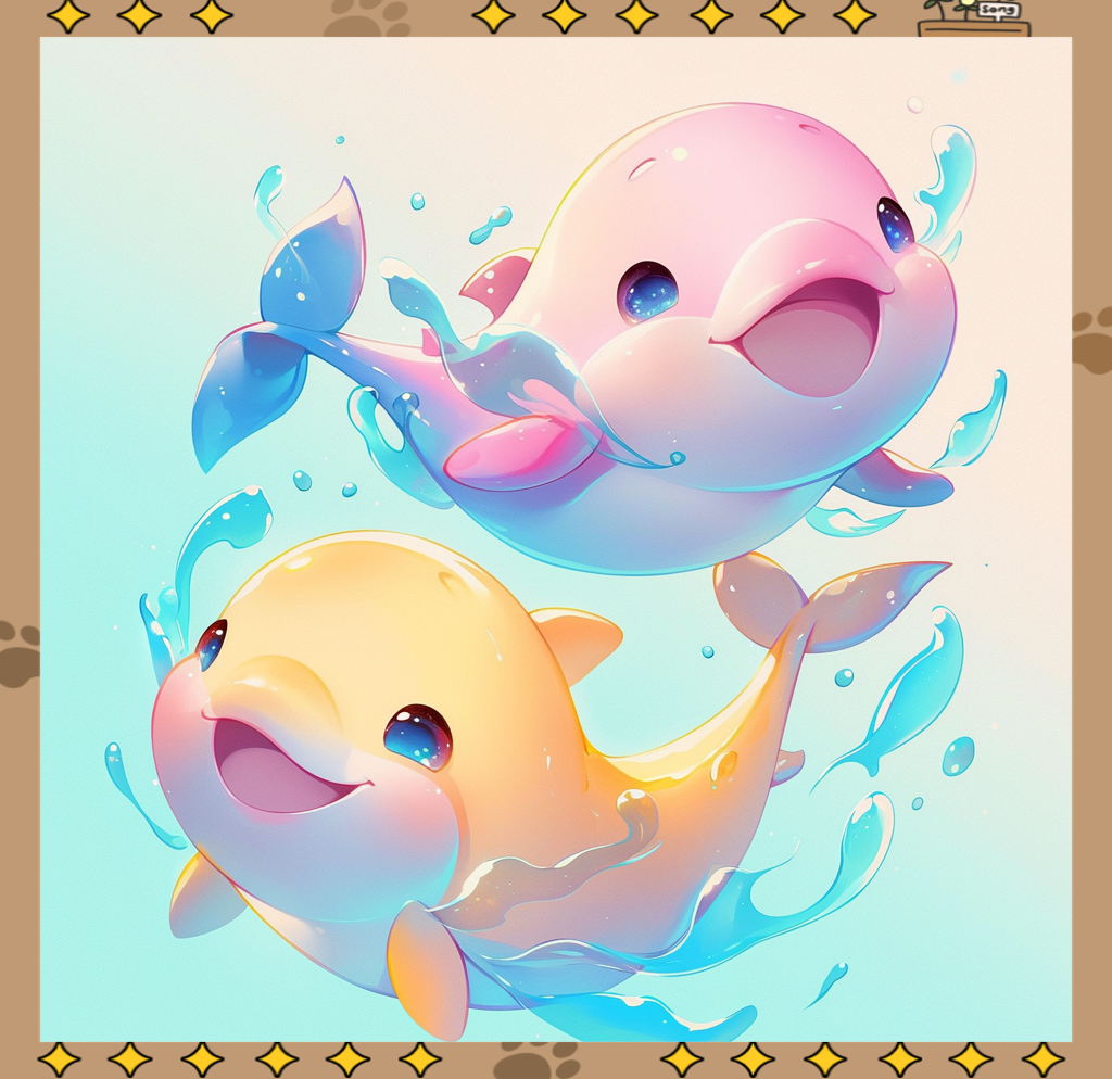 海豚的优雅身姿,在海洋中自由翱翔