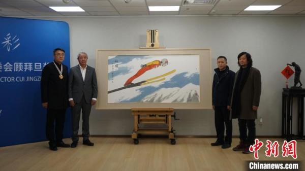 青年画家崔景哲荣获"顾拜旦奖章"