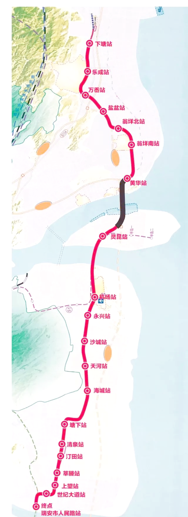 温州s2线开工,63.63公里地铁覆盖20个站点
