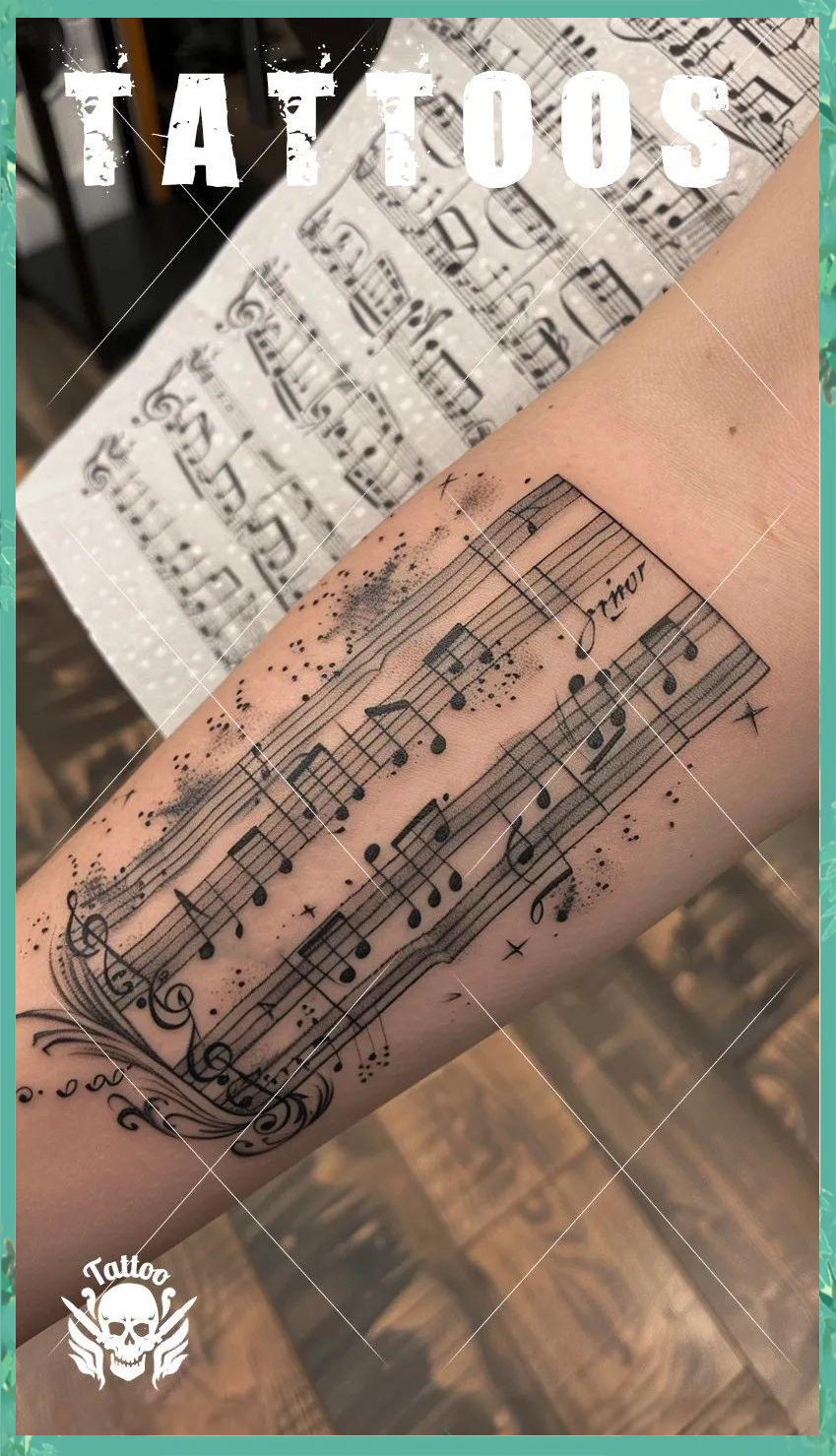 纹身手稿:音乐与肌肤的永恒交响
