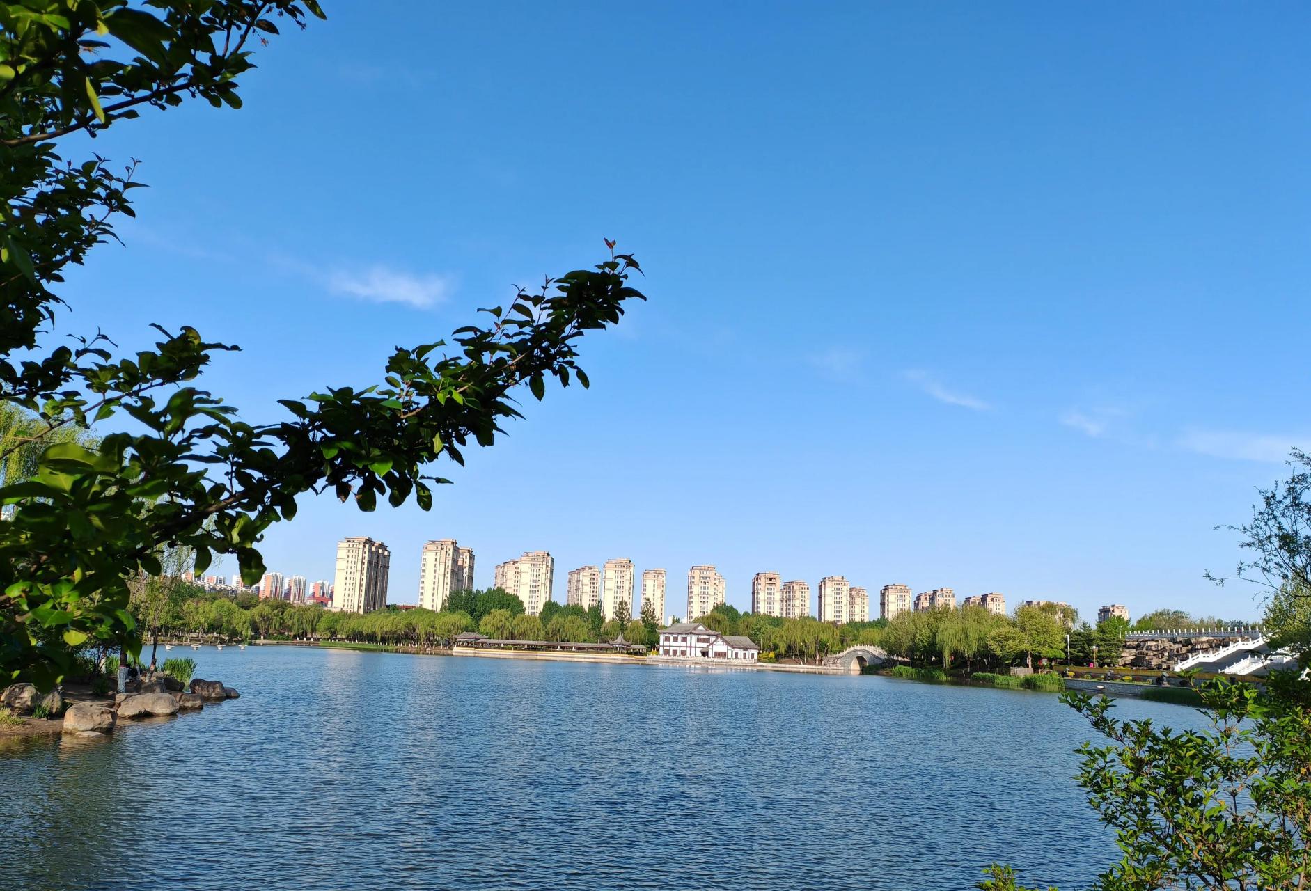 家乡美# 分享一组我的家乡河北省唐山市丰润区还乡河公园雨后清新