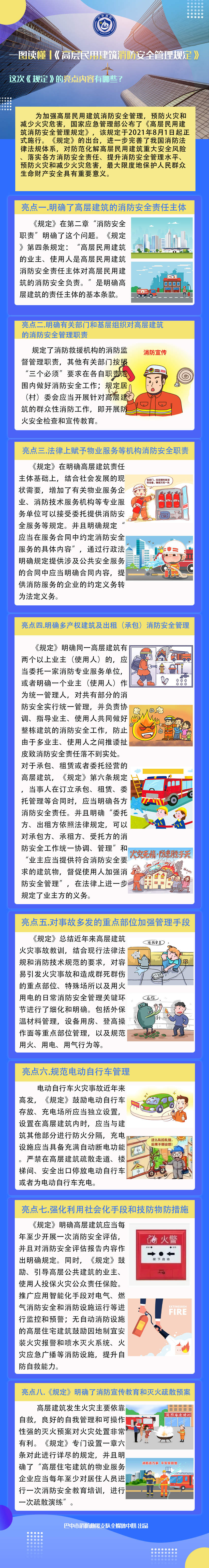一图读懂《高层民用建筑消防安全管理规定》