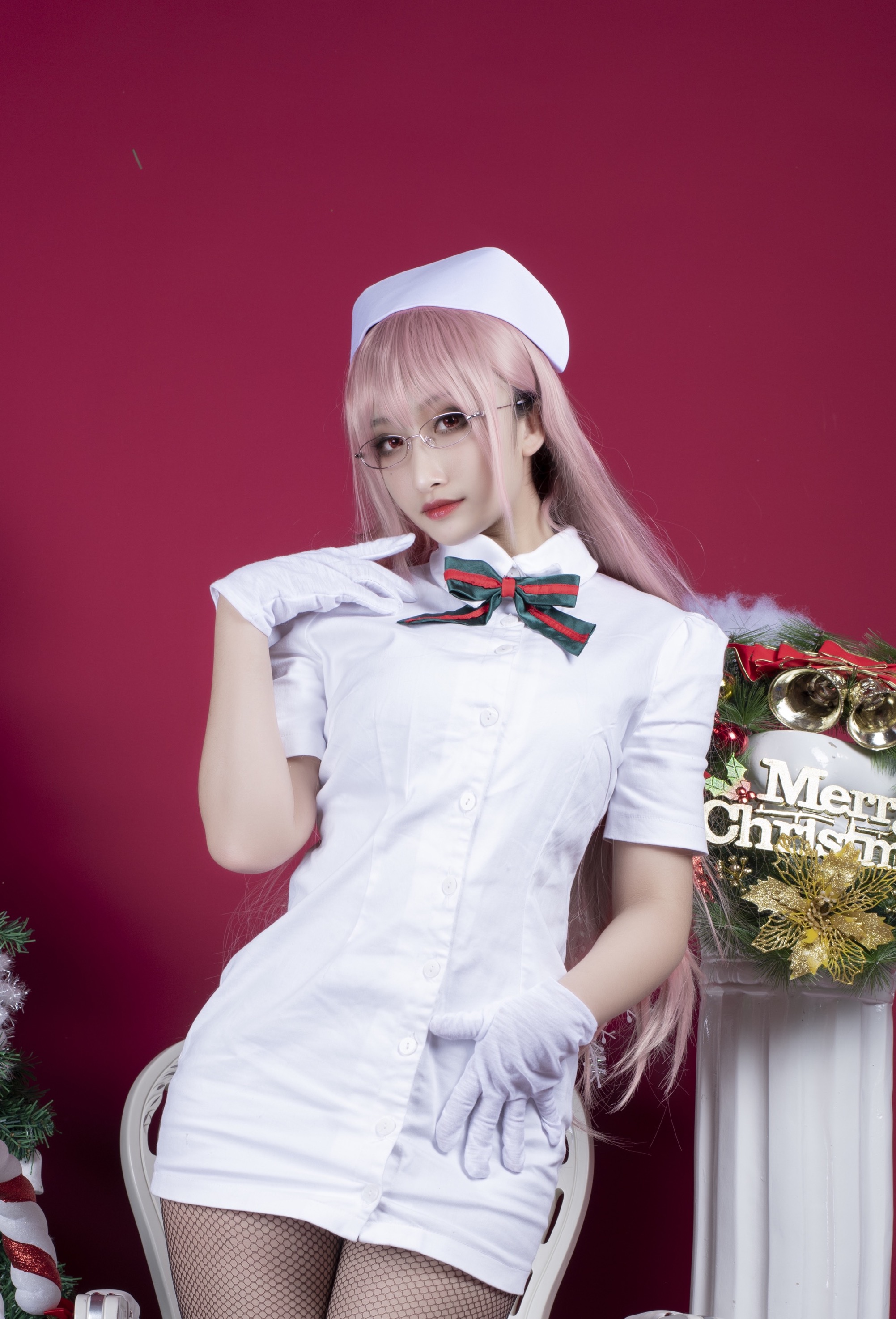 二次元cos - fgo·南丁格尔·圣诞@洛璃lolisama