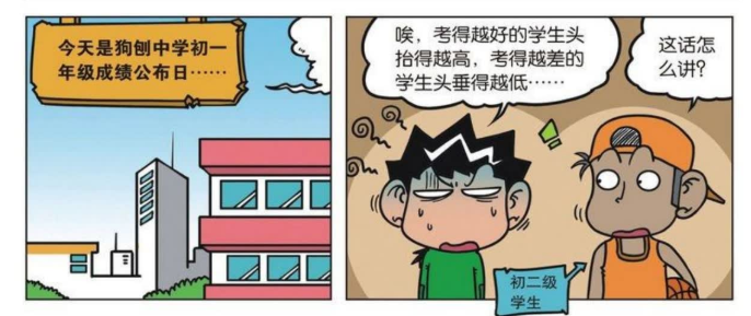 狗刨中学图片