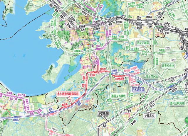 水鄉旅遊城際鐵路引入蘇州南站方案研究