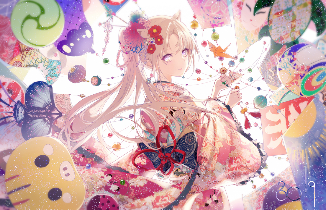 动漫和服少女壁纸
