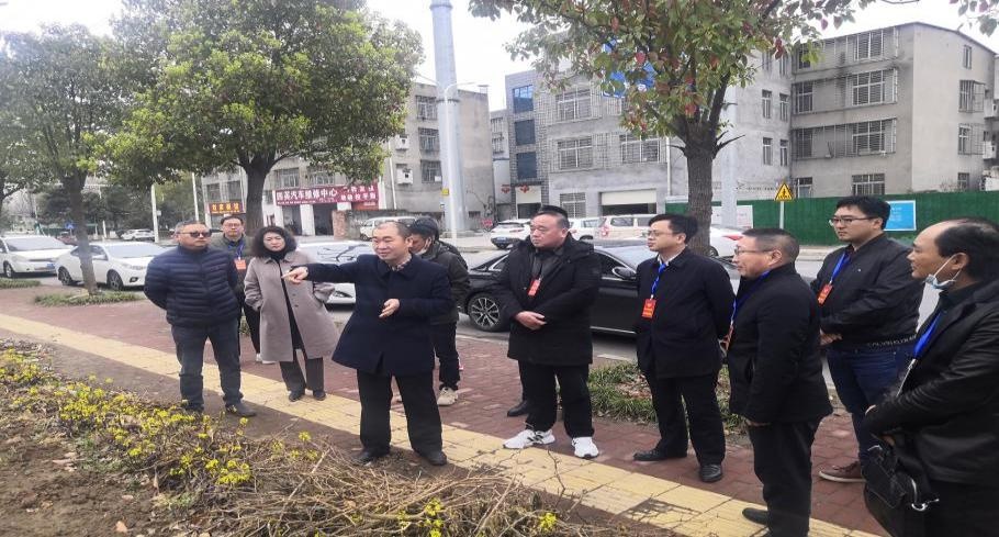 张俊彦调研区重点项目进展情况