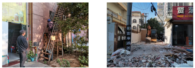 沈志平带队检查指导违建占压燃气管道整治工作