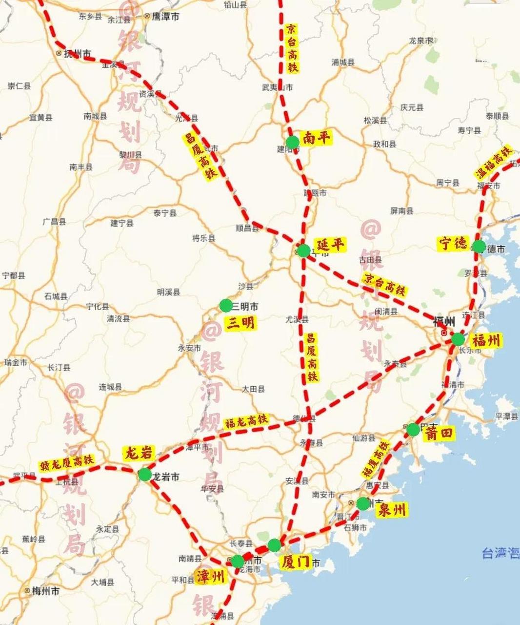 福建省铁路规划2030图片