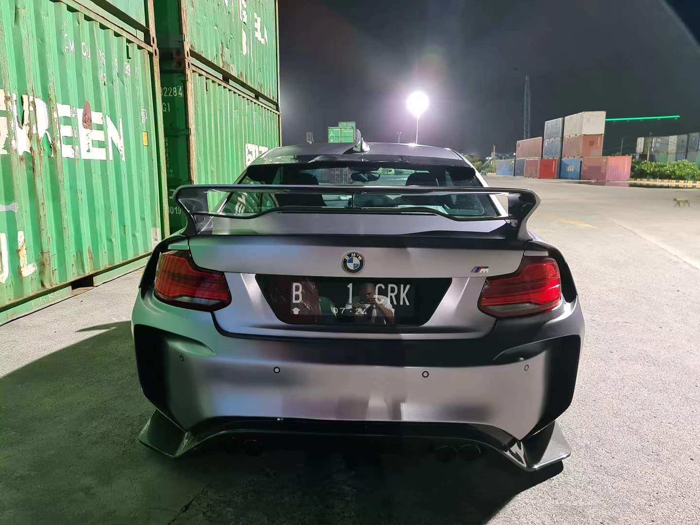 爆炸宽体 宝马m2改装airbft气囊减震