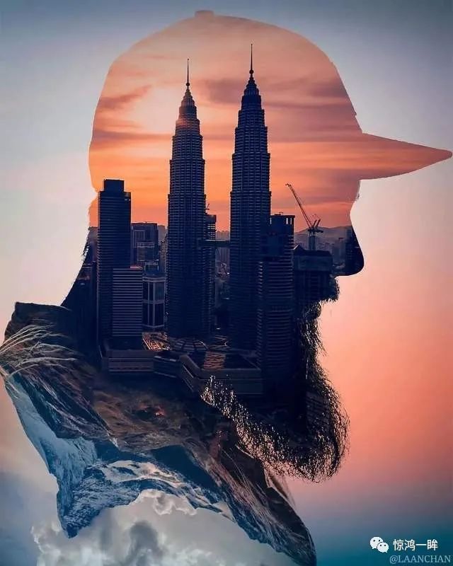 牛人设计的多重曝光作品太美了,我被惊艳到了!