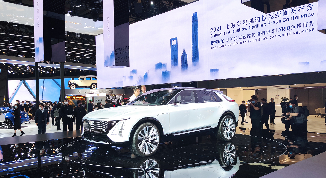 凯迪拉克智能纯电概念车lyriq上海车展全球首秀 新车资讯 新能源情报分析网