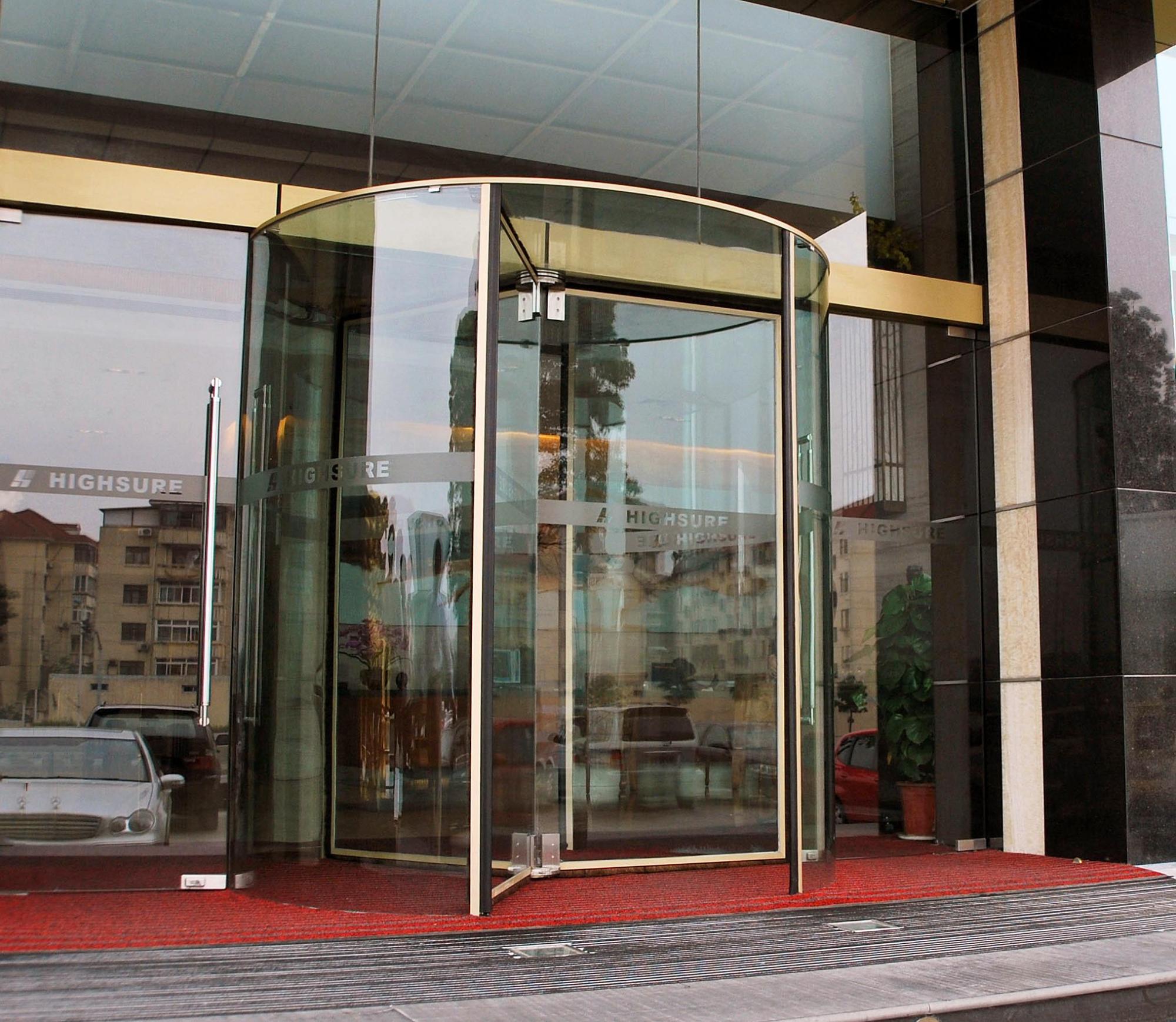 自动(电动)旋转门的正确使用方法