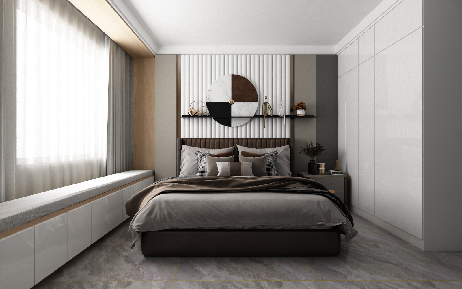 现代轻奢装修效果图分享