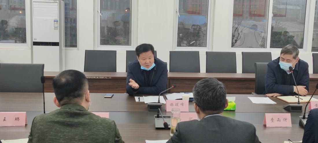 赫璞峰指导安徽农业工程职业技术学院(筹)领导班子2021年度民主生活会