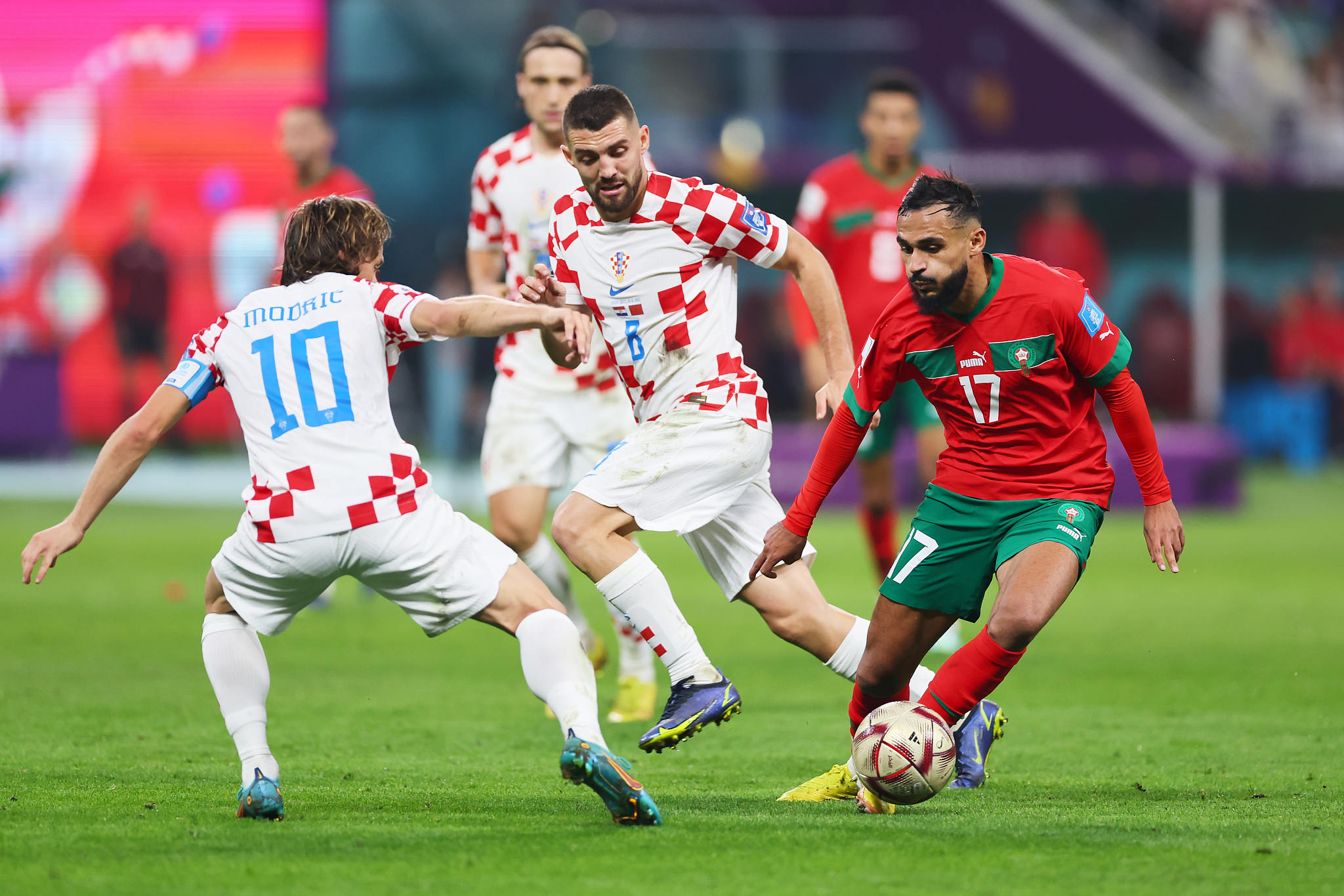 克罗地亚队获得卡塔尔世界杯季军!