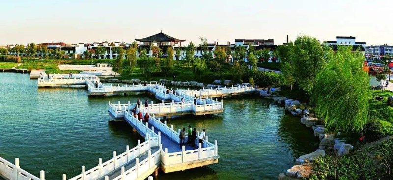 宁津康宁湖公园图片