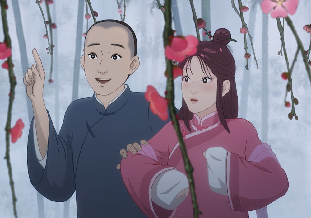 《中国唱诗班》动画收官,梅花变成了美女,暂停就是一张壁纸!