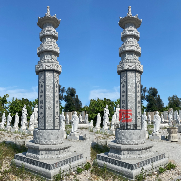 常见的寺院石雕石塔图片赏析