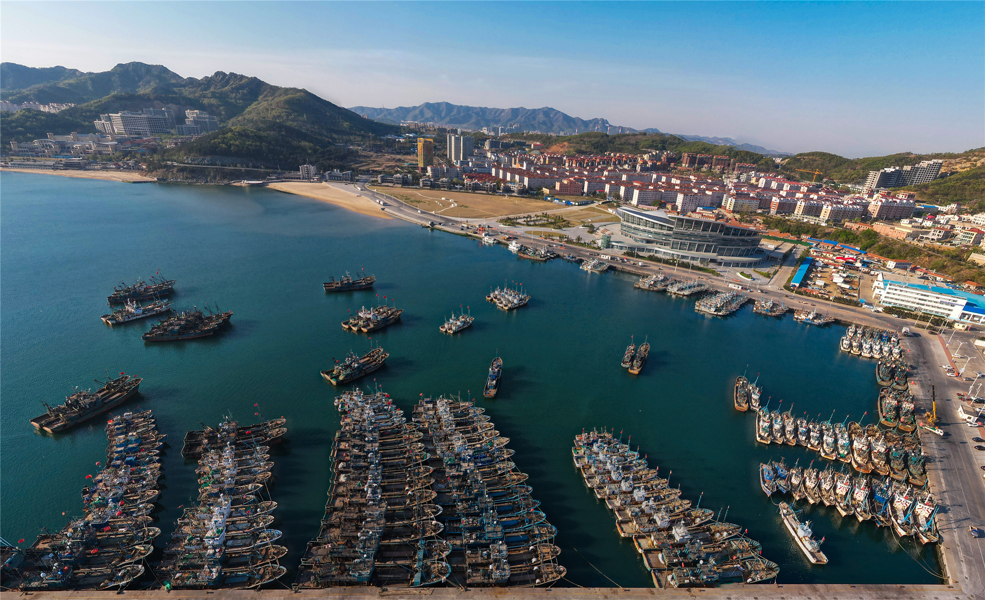 威海4117艘应休渔渔船已停港休渔