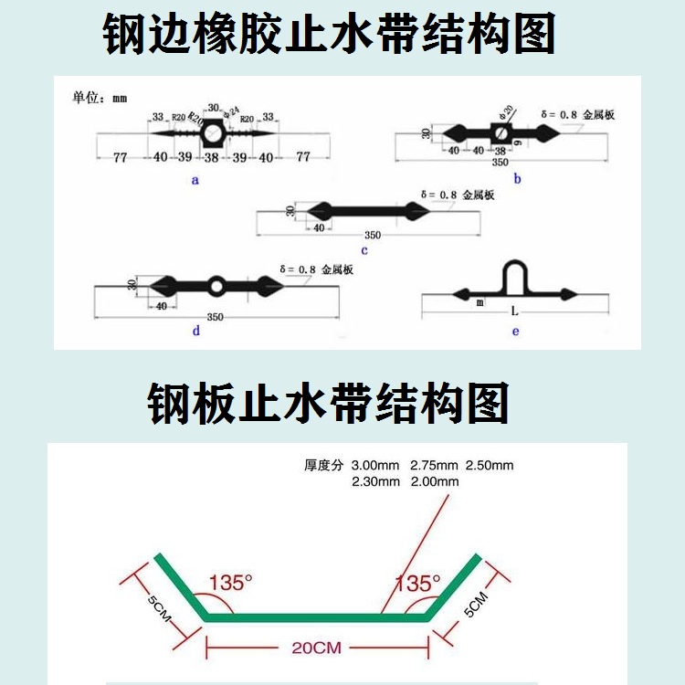 钢板止水带的作用图片