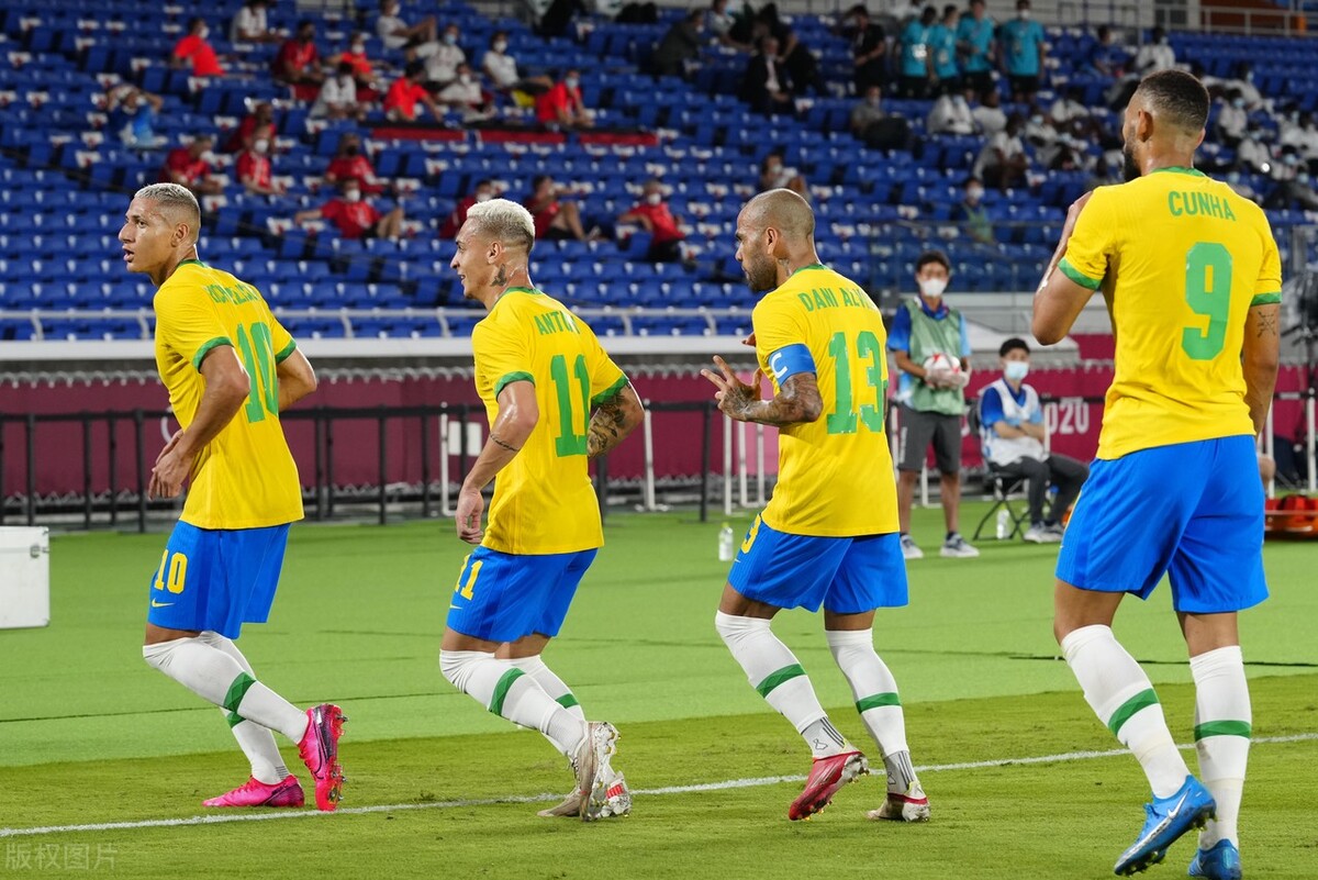 奥运男足-上届冠亚军首轮相遇!巴西4-2擒德国 理查利森本届首帽