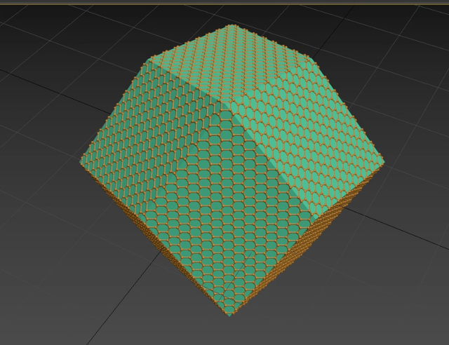 科研制图|如何用异面体做出石墨烯包裹的zif-8结构