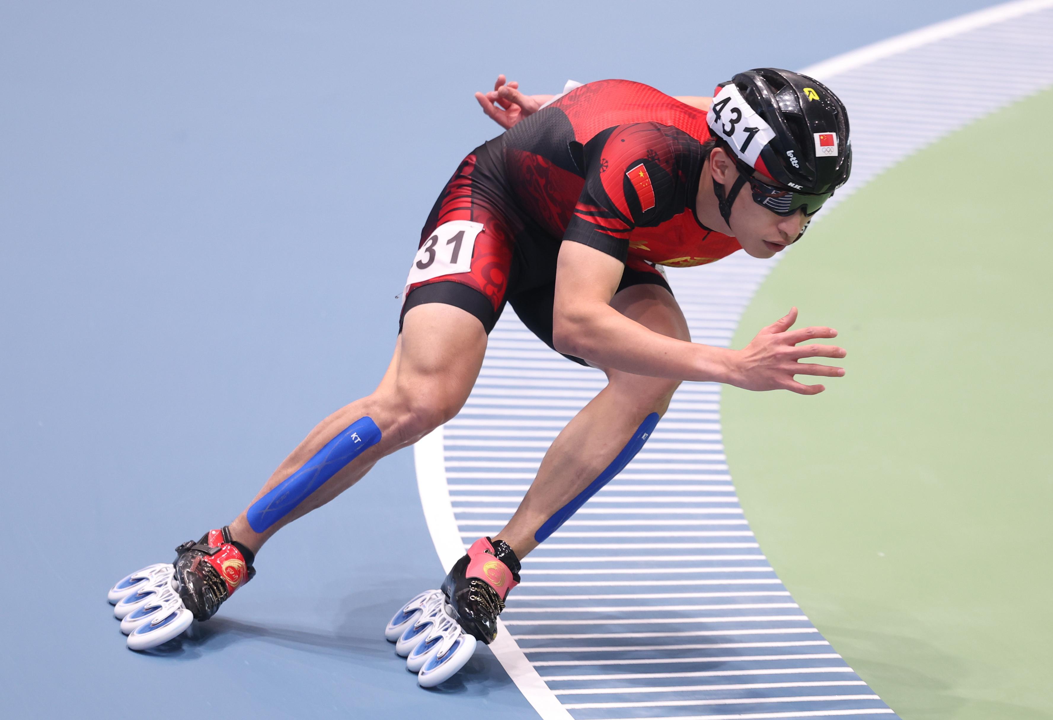 轮滑——第19届亚洲轮滑锦标赛在北戴河开赛