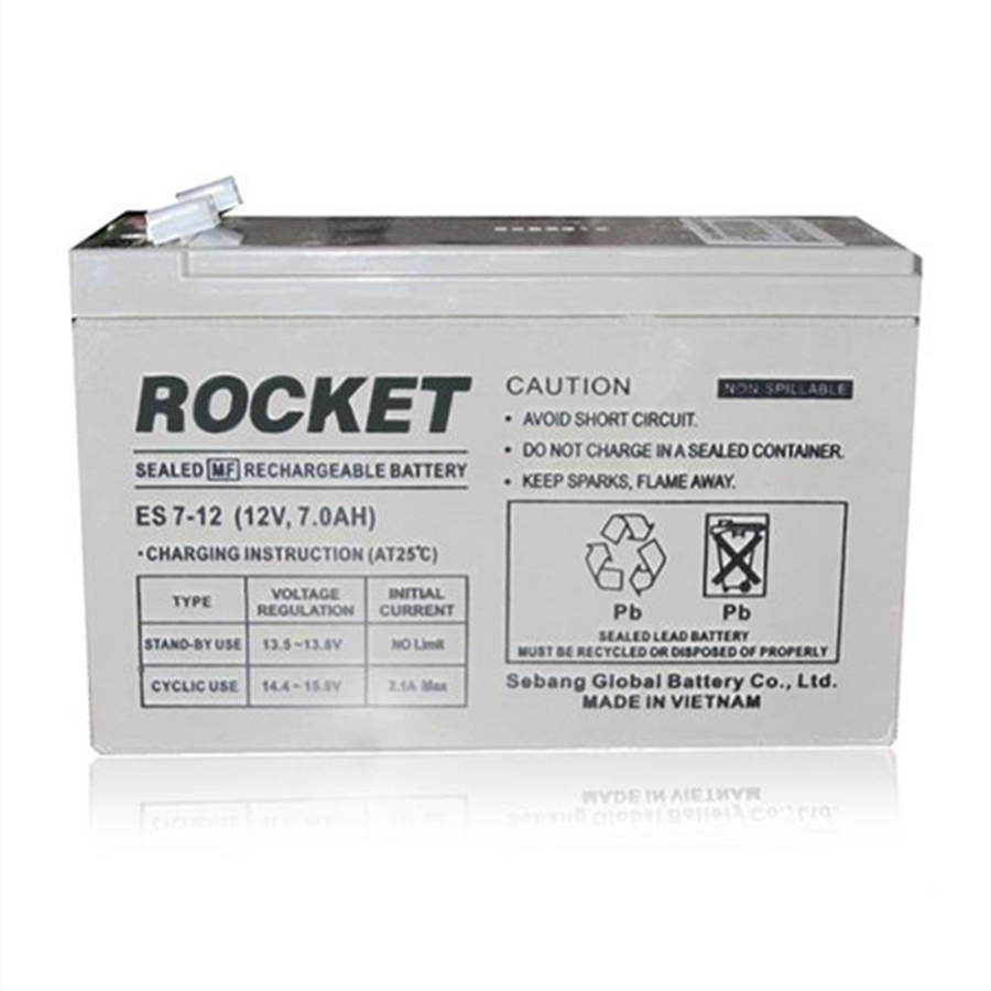 rocket火箭蓄电池es7-12 12v7ah规格尺寸