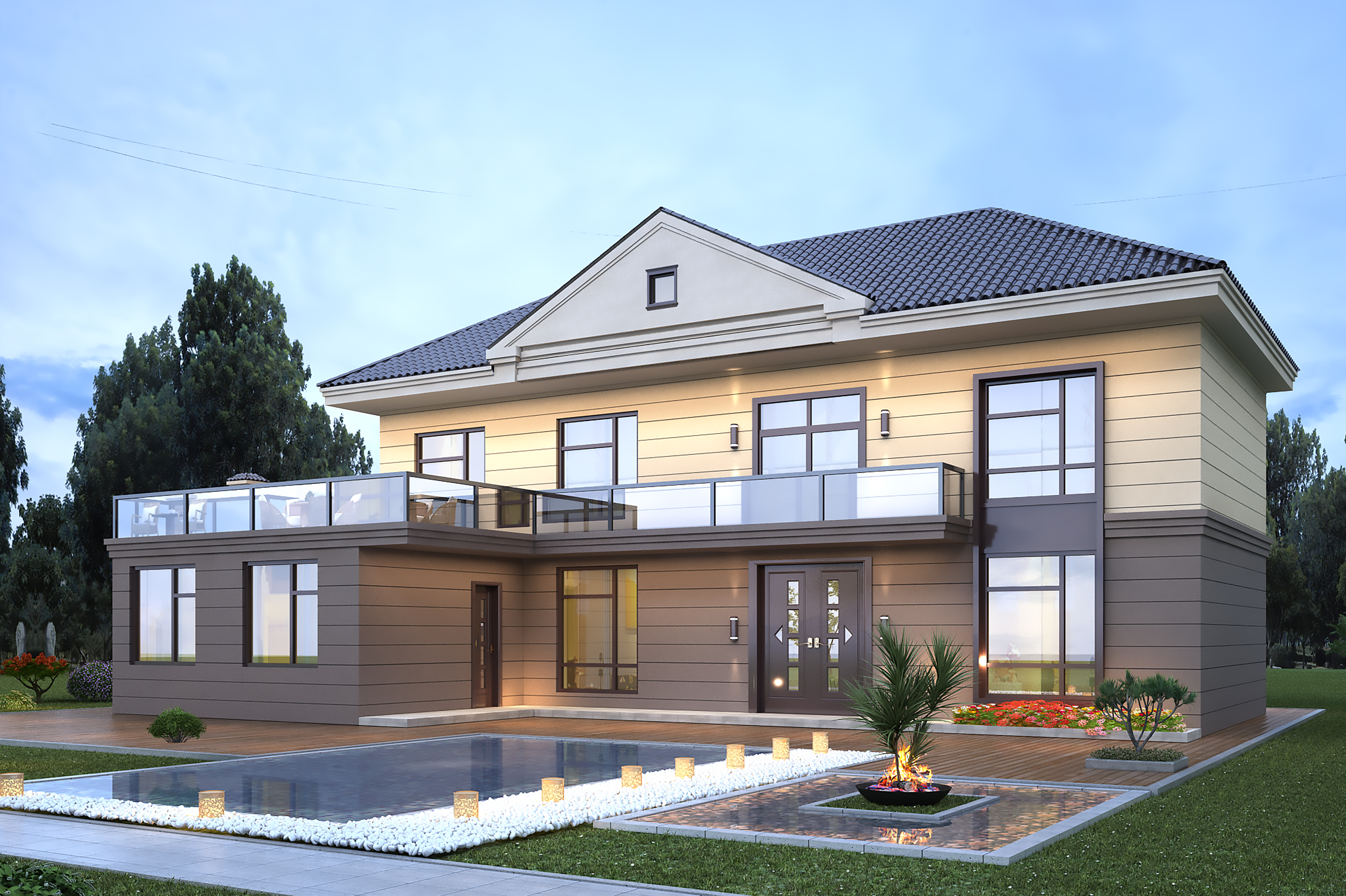 l型农村自建房,餐厨设偏房,干净卫生,你值得拥有!