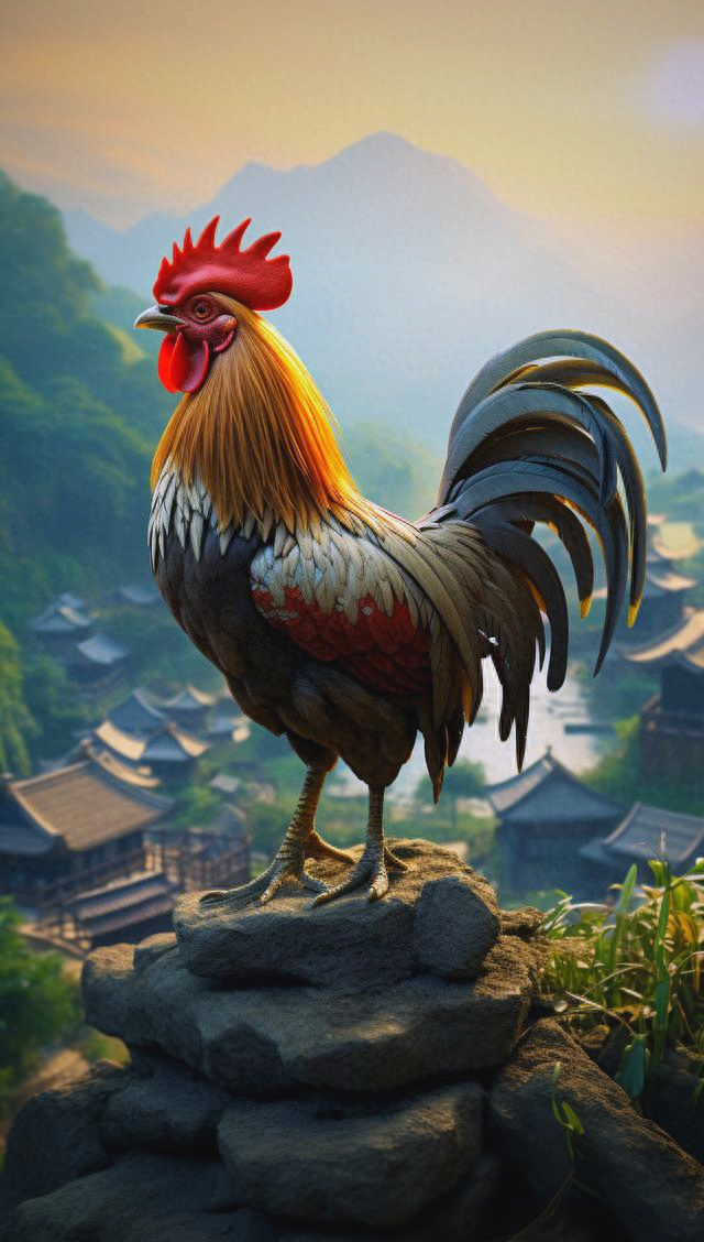 公鸡象征:阳刚之气,辟邪吉祥的信仰之选