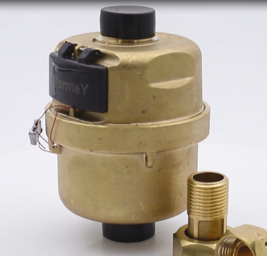 旋转活塞式水表 黄铜容积表