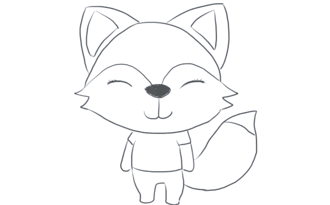探索多样的狐狸简笔画作品