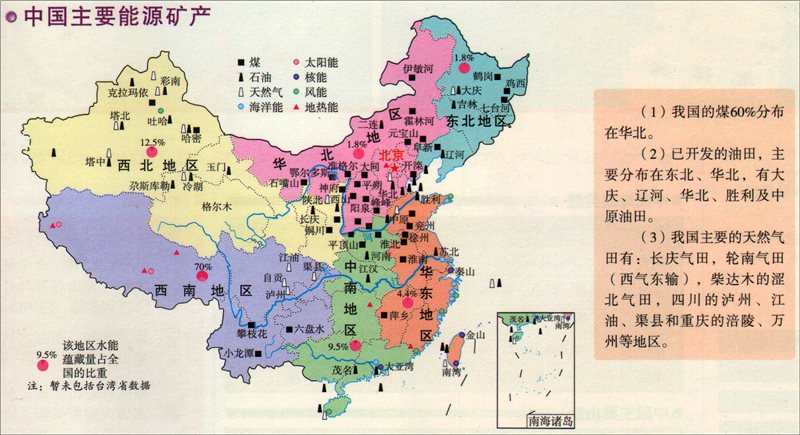 中国矿产资源分布统计,看看你的家乡盛产哪种资源?