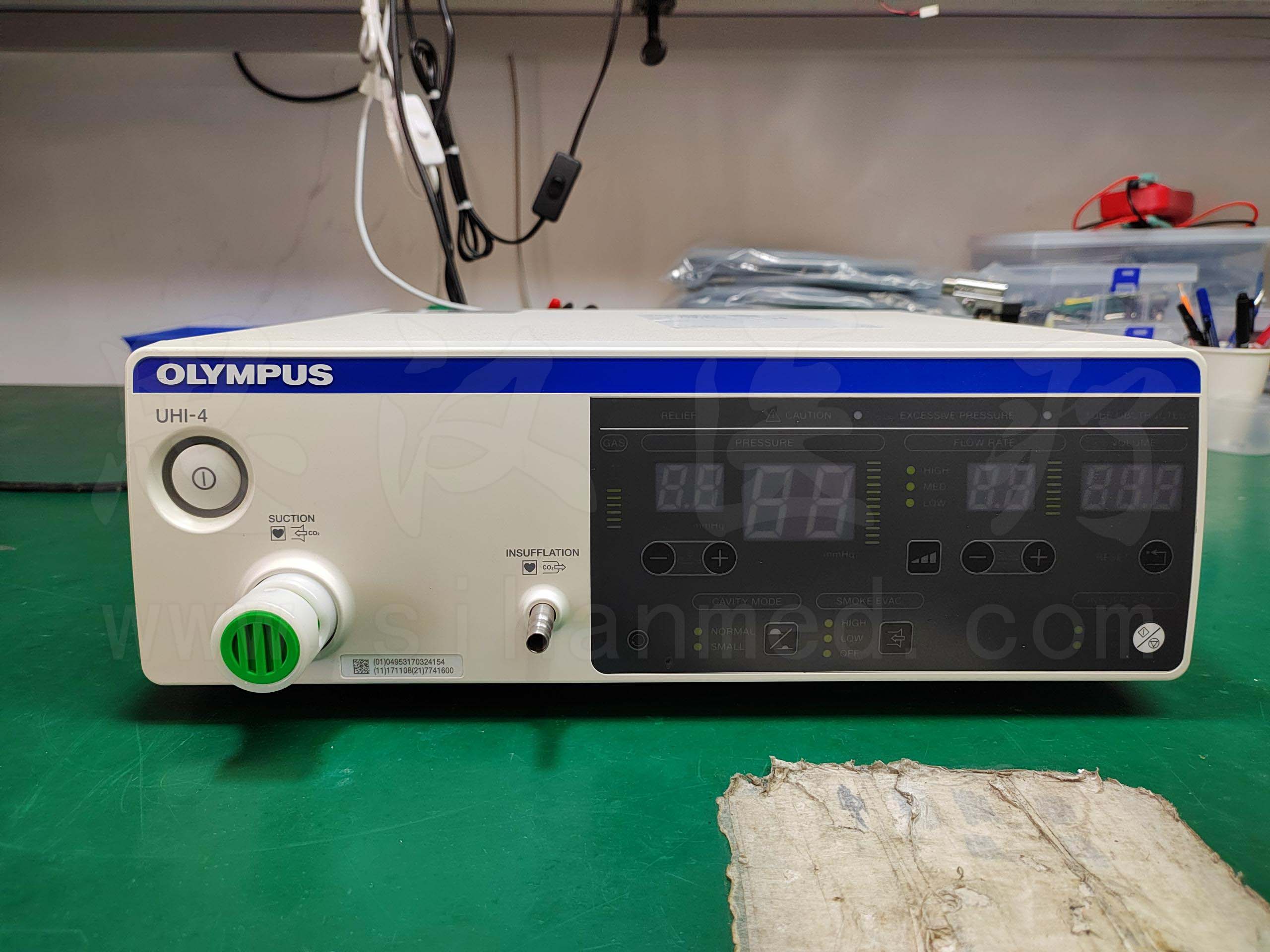 olympus奥林巴斯 uhi-4 气腹机开机黑屏故障维修案例