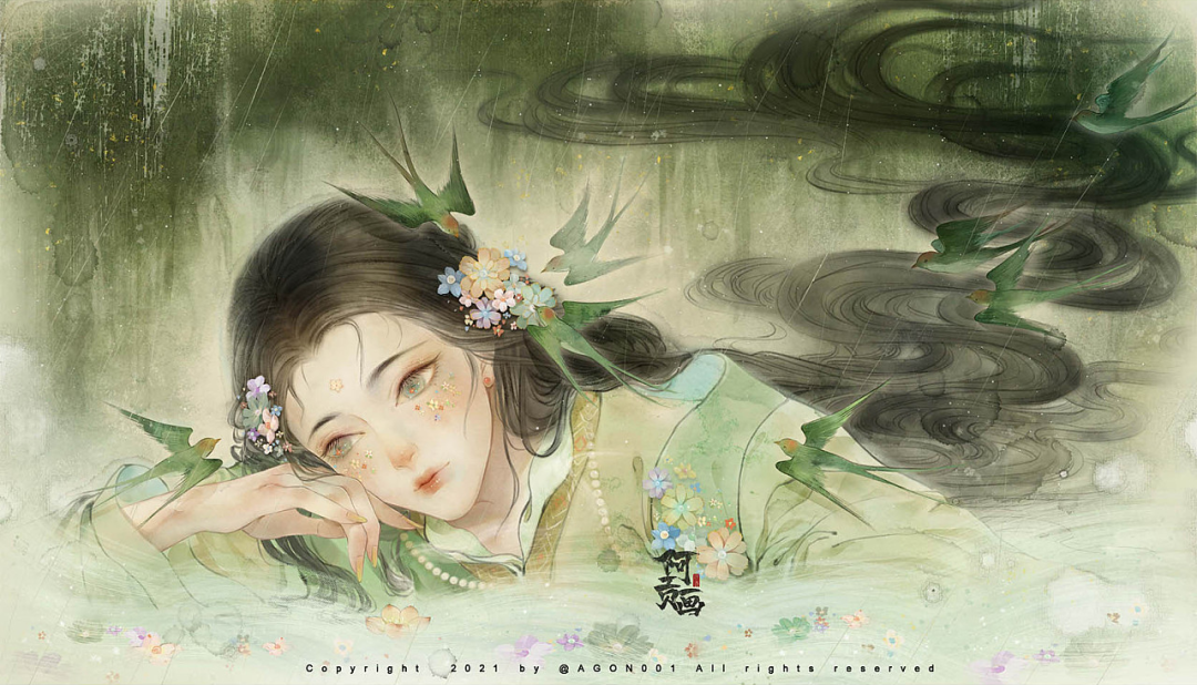 插画师「无敌阿贡」:对于画画,她不谈坚持,只是享受