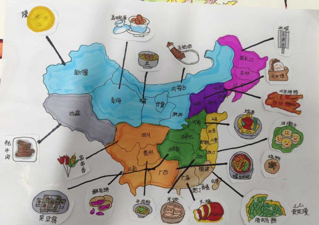 中国美食地图中国美食地图接下来,让我们一同探寻孩子们的创意世界