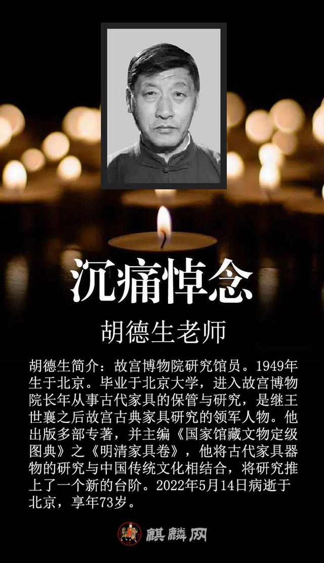 悼念古典家具专家胡德生老师