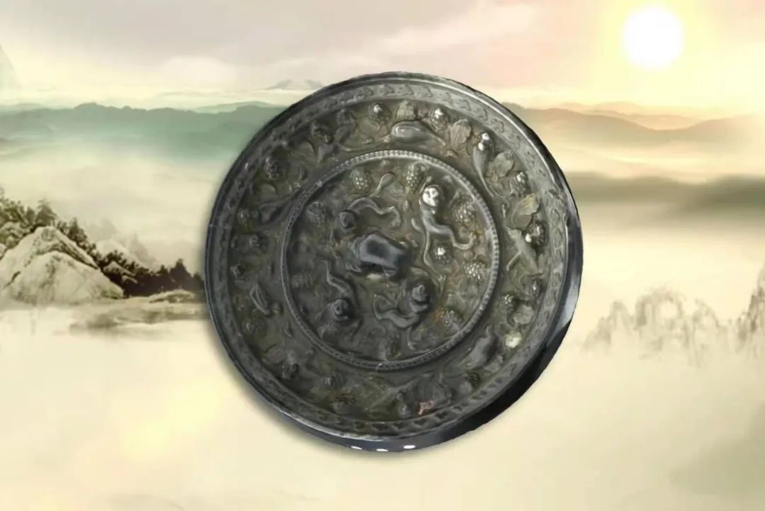 「网络中国节·元宵」快来网上围观渤海国时期的珍禽瑞兽葡萄镜|难得