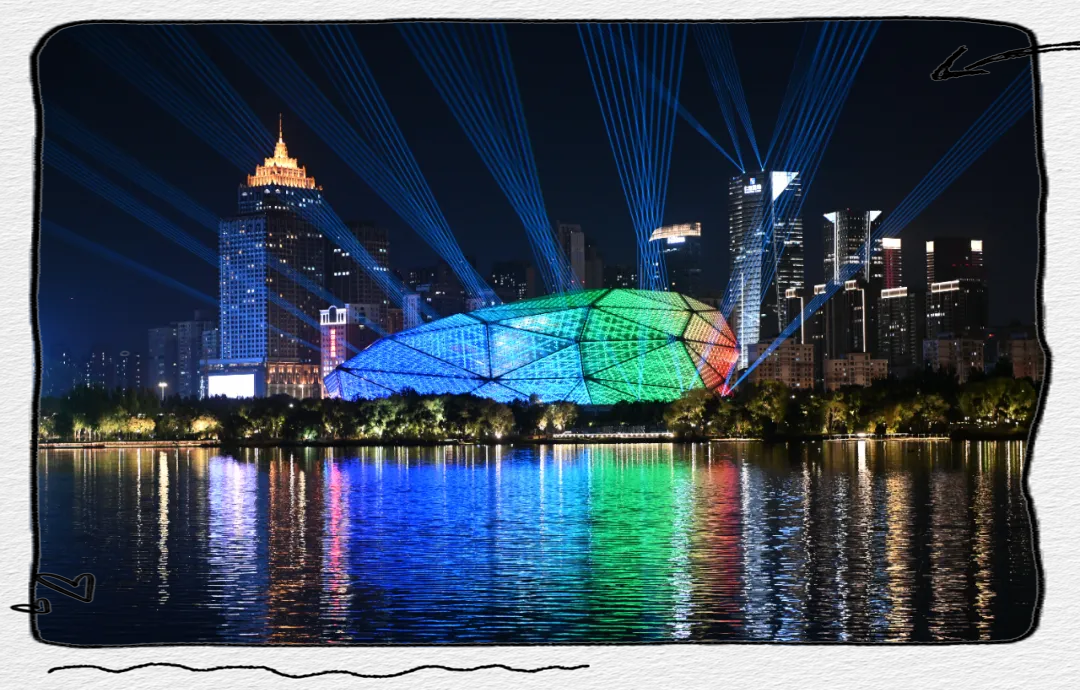 沈阳夜景灯光秀,开启全新视觉盛宴