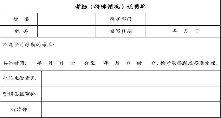 关于公司考勤的情况说明(关于公司考勤的情况说明范文)