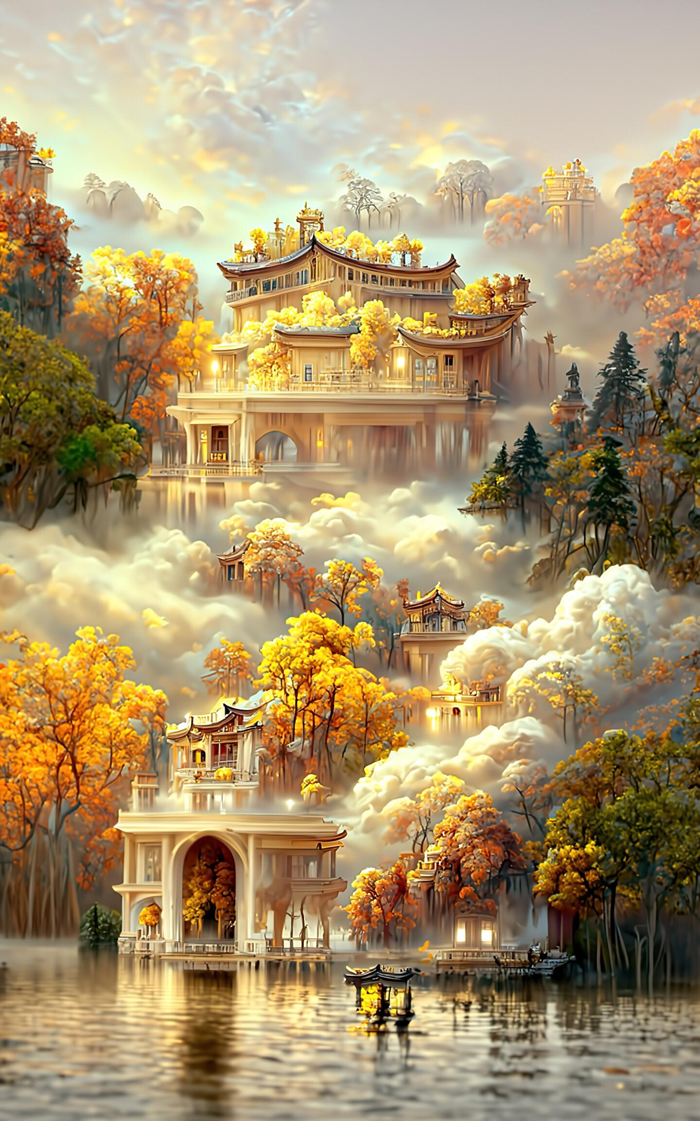 壁纸|金碧辉煌,羽衣霓裳,人间天上,唯你无双,耀眼光芒