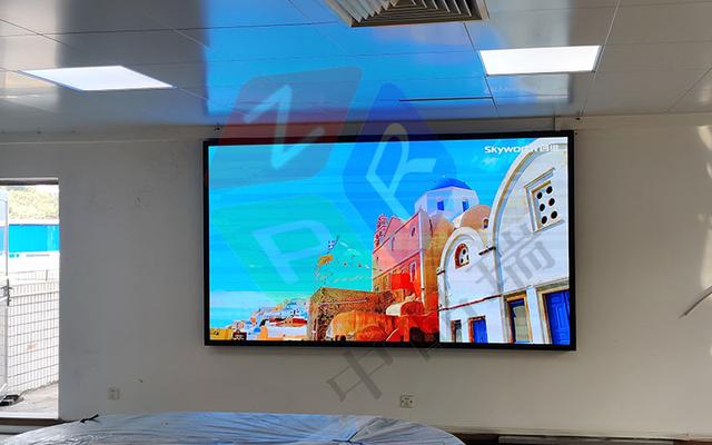 北京东城室内p2全彩led显示屏安装工程案例