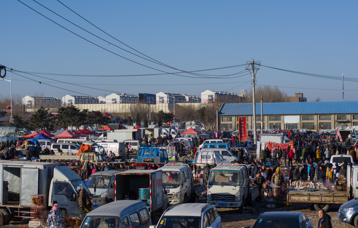 在东北的大集,回忆80年代浓浓年味