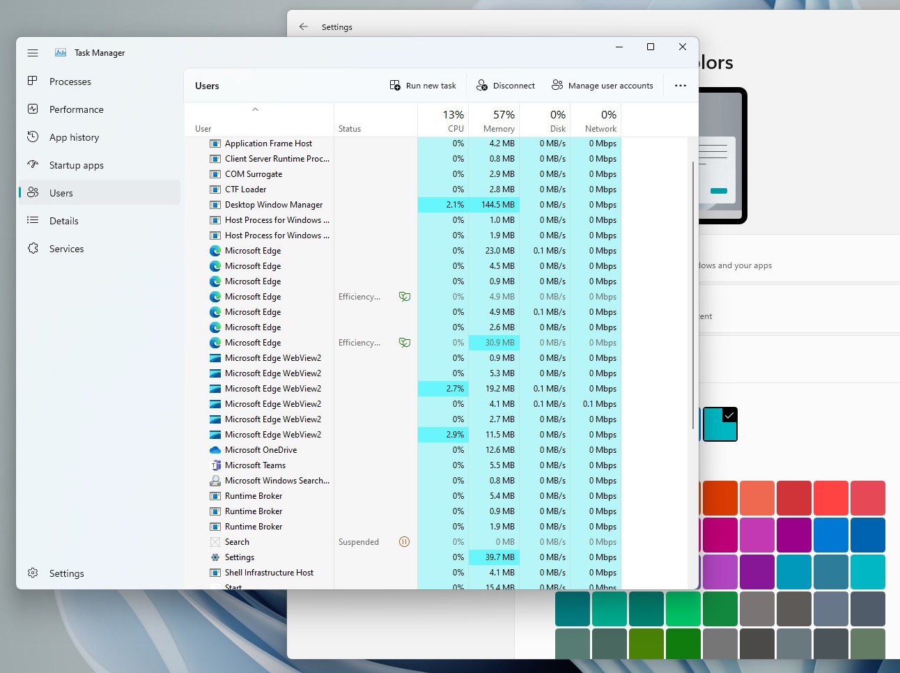 Windows任务管理器图片