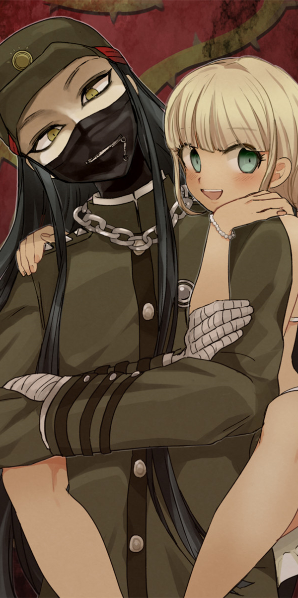 《弹丸论破》真宫寺是清x夜长安洁,动漫全面屏cp壁纸分享