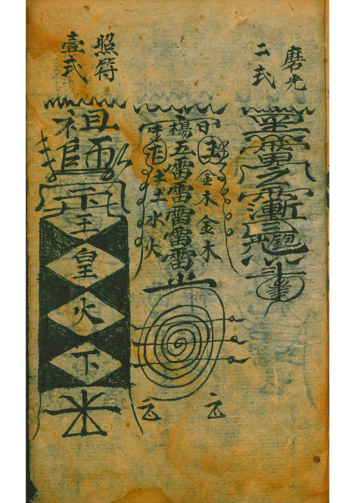 道教秘本符咒古籍善本 百事符