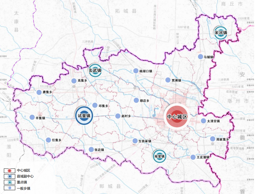 周口市及8县市国土总体空间规划2021